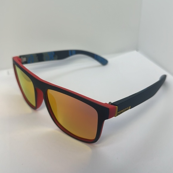 🔥NEW Polarized UV protection Sunglasses-Black & Red SportyStyle-unisex polarized - Picture 4 of 16